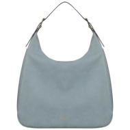 michael kors γυναικεία δερμάτινη τσάντα hobo `nolita large` - 30f4gy5h3t μπλε ανοιχτό