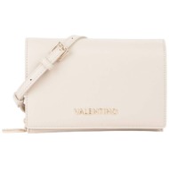 valentino γυναικεία τσάντα crossbody με μεταλλικό λογότυπο `ember` - 73lvbs9ie17/emb εκρού