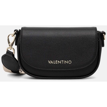 valentino γυναικεία τσάντα crossbody με μεταλλικό λογότυπο