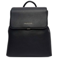 valentino γυναικείο backpack με μεταλλικό λογότυπο `cora` - 73lvbs9eg20/fal μαύρο