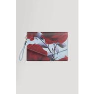 ted baker γυναικείo clutch με floral print `emrynn` - 282649 μπλε baby