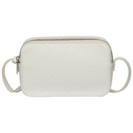 calvin klein jeans γυναικεία τσάντα crossbody με all-over logo print - lv04f3268g κρέμ