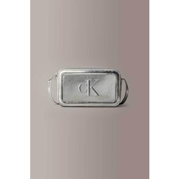 calvin klein jeans γυναικεία τσάντα crossbody μονόχρωμη με