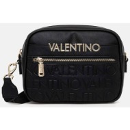 valentino γυναικεία τσάντα ώμου/crossbody με μεταλλικό και ανάγλυφο λογότυπο `cora` - 73lvbs9oo15/co
