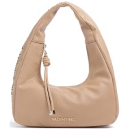 valentino γυναικεία τσάντα ώμου hobo με ανάγλυφο και μεταλλικό λογότυπο `harmonia` - 73lvbs9ot08/har