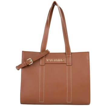 valentino γυναικεία τσάντα shopper με μεταλλικό λογότυπο