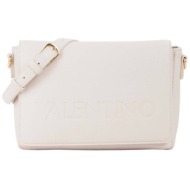 valentino γυναικεία τσάντα crossbody με ανάγλυφο λογότυπο `foxy re` - 73lvbs9eo09/fox εκρού