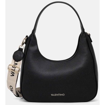 valentino γυναικεία τσάντα ώμου με μεταλλικό λογότυπο