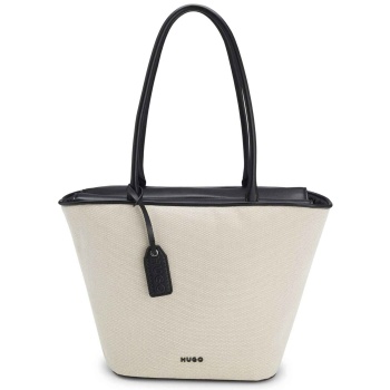 hugo boss γυναικεία τσάντα shopper με ανάγλυφο λογότυπο