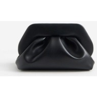themoirè γυναικείο τσαντάκι clutch vegan `bios medium vegan` - ns1wtmbm0 μαύρο