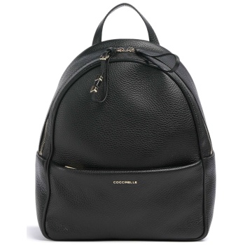 coccinelle γυναικεία δερμάτινη τσάντα backpack `nory` 