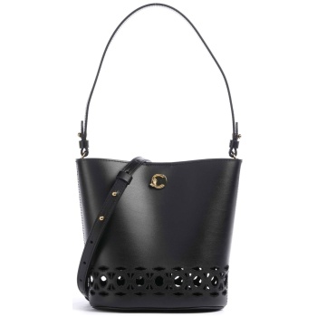 coccinelle γυναικεία δερμάτινη τσάντα bucket `nikla` 
