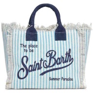 mc2 saint barth γυναικεία τσάντα χειρός `colette` - col0001-03449l μπλε