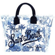 mc2 saint barth γυναικεία τσάντα ώμου `vanity` - vani001-02156l μπλε