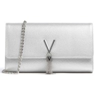 valentino γυναικεία τσάντα crossbody `divina` - 74lvbs1r401g/di ασημί