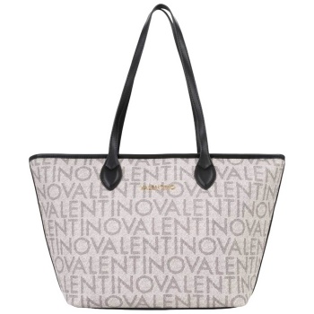 valentino γυναικεία τσάντα shopper με all-over logo 