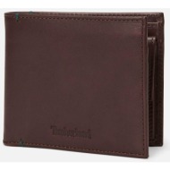 timberland ανδρικό δερμάτινο πορτοφόλι `riverton` - tb0a5rnn2421 καφέ σκούρο