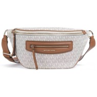 michael kors γυναικεία τσάντα μέσης/crossbody `jet set travel medium` - 30s6gtvm8b εκρού