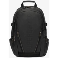 superdry unisex backpack με λογότυπο `tarp rucksack` - w9110342a μαύρο