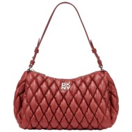 dkny γυναικεία τσάντα ώμου `remy` - r623ze54 κόκκινο