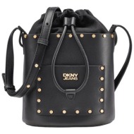dkny γυναικεία τσάντα bucket `payton` - r62jzr48 μαύρο