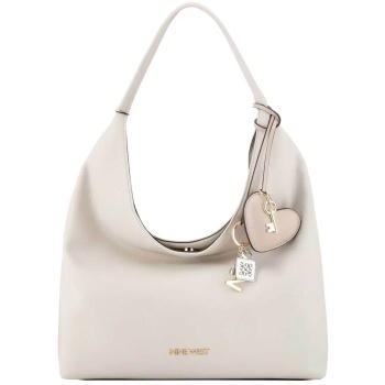 nine west γυναικεία τσάντα ώμου `keylee` - ngr564602 εκρού σε προσφορά