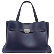 dkny γυναικεία τσάντα χειρός `bryar` - r52dak43 μπλε σκούρο