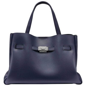 dkny γυναικεία τσάντα χειρός `bryar` - r52dak43 μπλε σκούρο