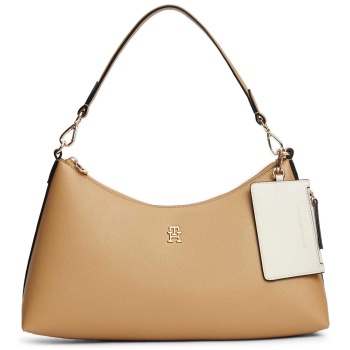 tommy hilfiger γυναικεία τσάντα ώμου `icon` - aw0aw18720