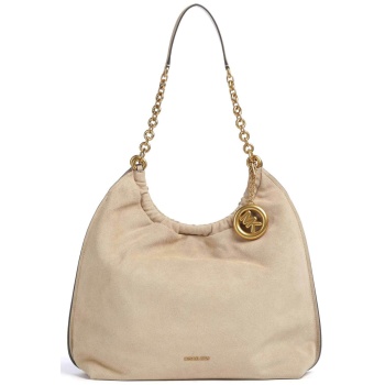michael kors γυναικεία δερμάτινη τσάντα hobo `indie large`