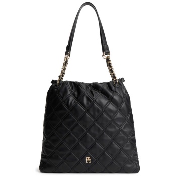 tommy hilfiger γυναικεία τσάντα ώμου tote καπιτονέ 