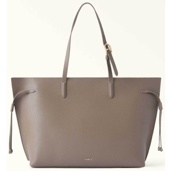furla γυναικεία δερμάτινη τσάντα ώμου `ava tote l` 