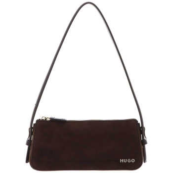 hugo γυναικεία τσάντα ώμου `yorih small` - 50568127 καφέ