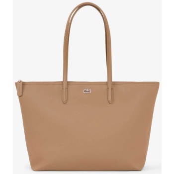 lacoste γυναικεία τσάντα tote πικέ με λογότυπο `concept
