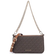 michael kors γυναικεία τσάντα crossbody `bryant small` - 32s5gytu0b καφέ