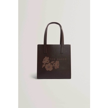 ted baker γυναικεία τσάντα ώμου με ανάγλυφο floral print