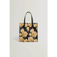 ted baker γυναικεία τσάντα ώμου με floral print ``teracon`` - 284918 μαύρο