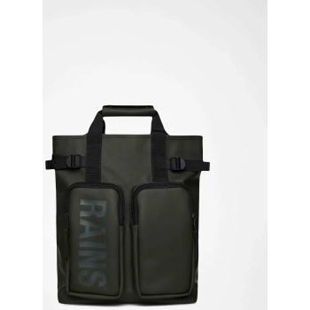 rains unisex αδιάβροχο backpack `texel tote` - r143/14240