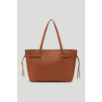 pepe jeans γυναικεία τσάντα shopper με λογότυπο `sabina` 