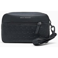 armani exchange ανδρικό νεσεσέρ με λογότυπο - xm003583af26662 μαύρο