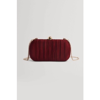 ted baker γυναικείο τσαντάκι clutch `plisse` - 283985