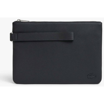 lacoste ανδρικός φάκελος πικέ με λογότυπο - nh5082hc μαύρο σε προσφορά