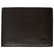 timberland large bifold wallet καφέ σκούρο