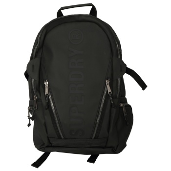 superdry d2 tarp rucksack μαύρο