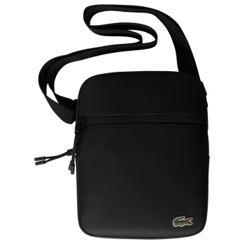 lacoste crossbody bag μαύρο