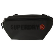 superdry d1 sdna tarp core bumbag τσαντα μαύρο