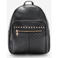 τσάντα backpack δερματίνη 021715 μαυρο