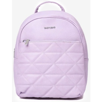 backpack μονόχρωμη 022444 λιλα