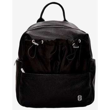 backpack μονόχρωμη 022487 μαυρο