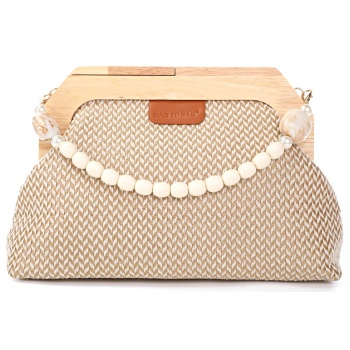 τσάντα φάκελος clutch/χιαστί 023529 camel σε προσφορά